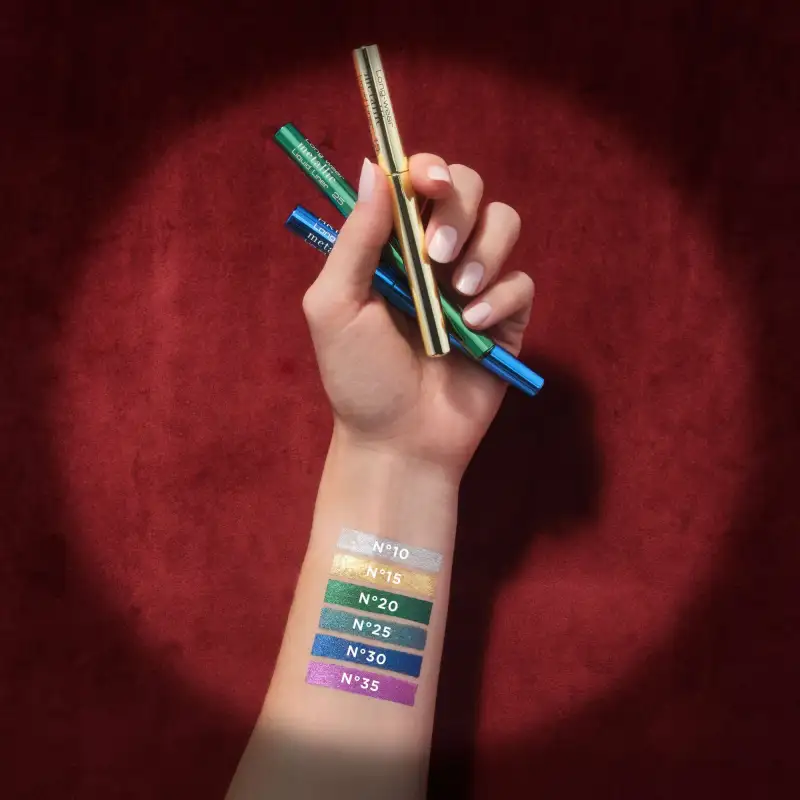 Long-wear Metallic Liquid Liner