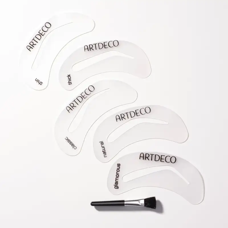Eye Brow Stencils with Brush Applicator